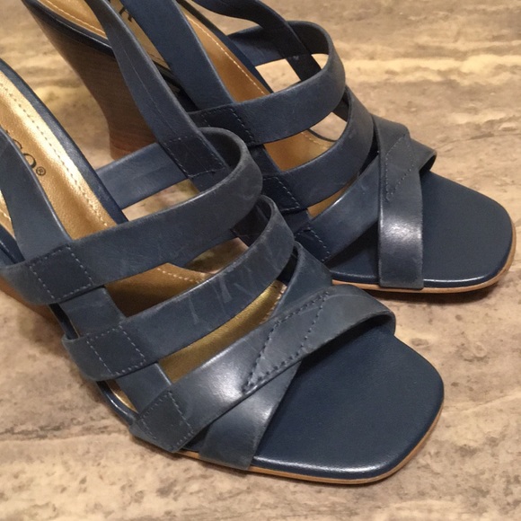 Franco Sarto Leather Sandals - Picture 6 of 6